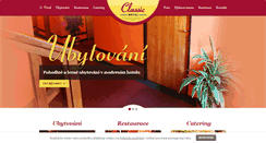 Desktop Screenshot of hotel-classic.cz